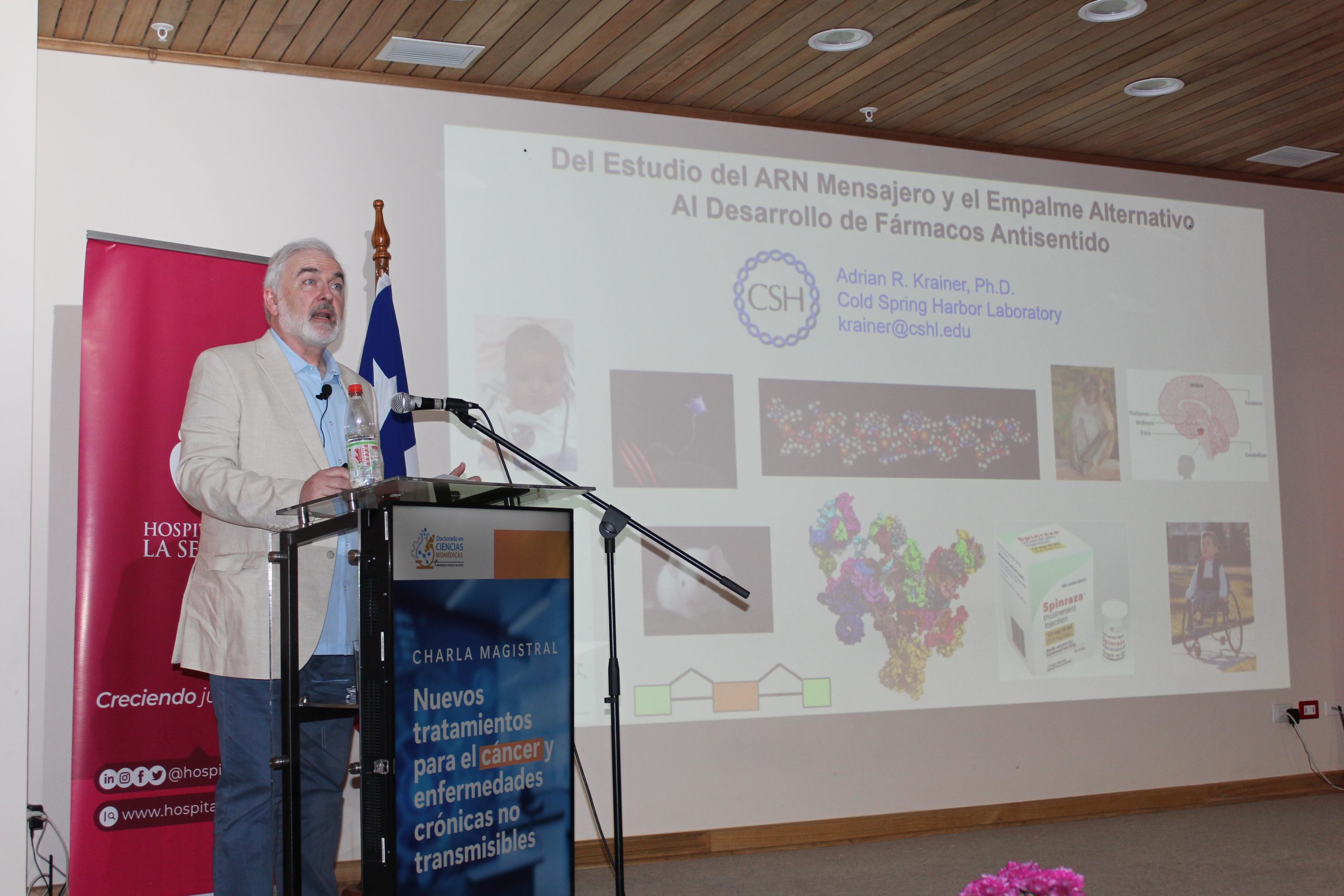 Dr. Adrian Kreiner, Bioquímico y Genetista.